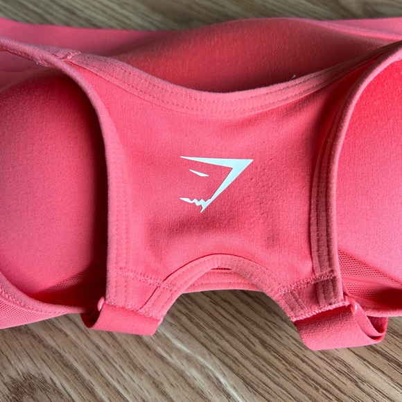 Gymshark Open Back Sports bra | polka pink | Small - Picture 3 of 10